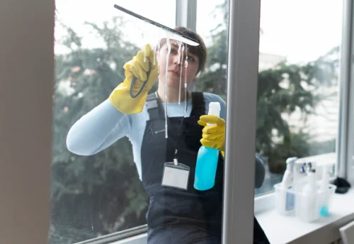 Nettoyage de vitres intérieures et extérieures à Sains-Richaumont